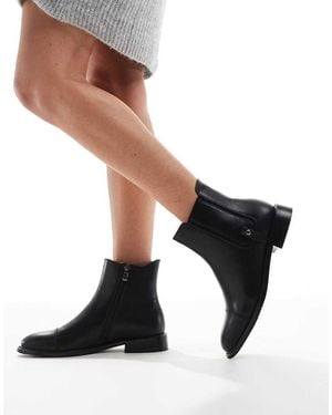 London Rebel Scarlett Refined Chelsea Boots - Black
