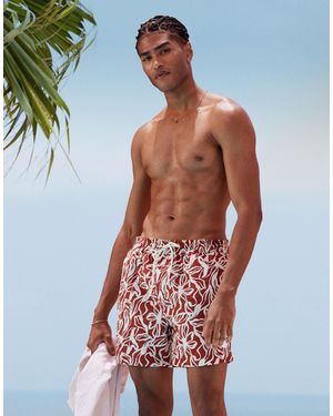 Threadbare – badeshorts aus seersucker - Blau