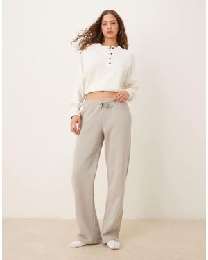 Gina Tricot Straight Leg joggers - Natural