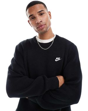 Nike Club Knitted Sweatshirt - Black