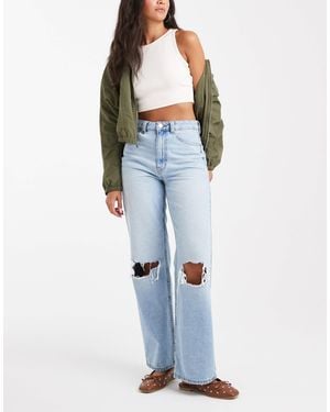 ASOS Wide Leg Dad Jeans - Blue