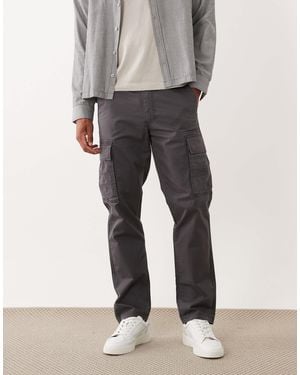 Jack & Jones Straight Cargo Pants - Gray