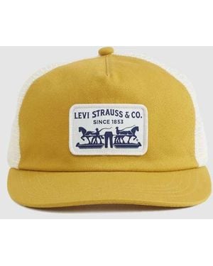 Levi's Gorra Trucker Presidio Amarilla - Amarillo