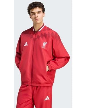 adidas Originals Liverpool Fc Stadium Track Top - Red