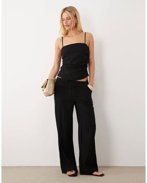 Mango – puma – relaxed-fit-hose - Schwarz