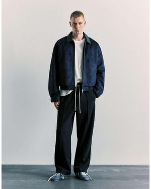 Pull&Bear Jogger-hose mit seitenstreifen - Blau