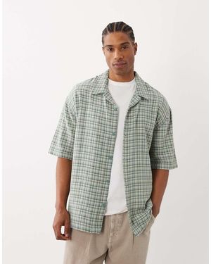 Only & Sons Camicia Comoda A Quadretti - Verde