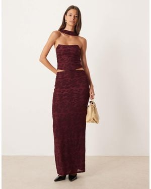 ASOS Co-ord Column Maxi Skirt - Purple