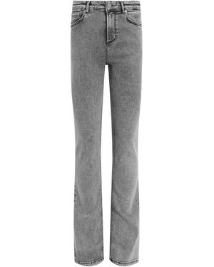 AllSaints Vaqueros Grises De Corte Bootcut Slim Haldan De - Negro