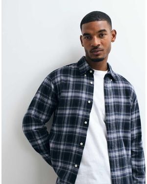 Jack & Jones Camicia A Quadri - Blu