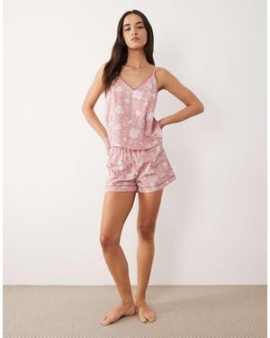 Mango Teen Cami And Short Pyjama Set - Pink