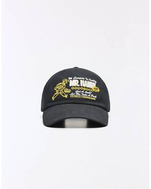 Bershka Mr. Handy Embroidered Cap - Black