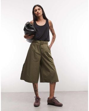 ASOS Nylon Longline Bermuda Short - Green