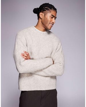 ADPT Fluffy Knit Sweater - Gray