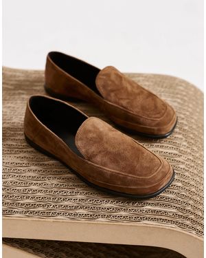 Vagabond Shoemakers Shoemakers Sammie Suede Round Toe Slip On Loafer - Blue