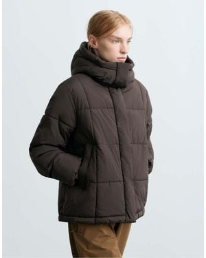 Oysho A-line Primaloft® Waterrepellent Padded Jacket - Grey