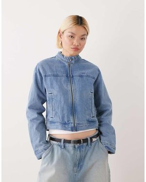 Vans Premium Pomona Collarless Station Jacket Medium - Blue