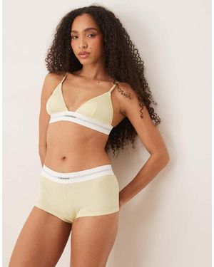 Calvin Klein Modal Rib Boyshort - Brown