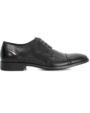 Dune Wide Fit Suffix Wf Derby Shoes - Black