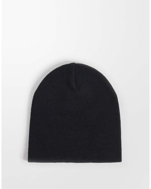 ASOS Jersey-rippstrick-mütze mit totenkopf - Blau