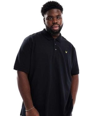 Lyle & Scott Plus Plain Polo Shirt - Blue