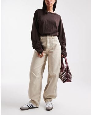 Miss Selfridge Vaqueros De Pernera Barrel Con De -Blanco - Neutro