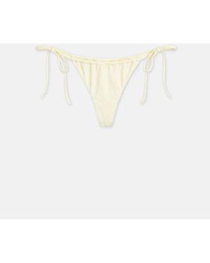 Pull&Bear Gathered Bikini Bottoms - Green