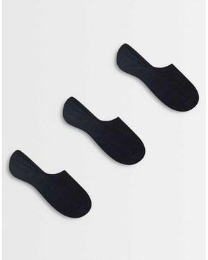Pieces 3 Pack Trainer Socks - Blue