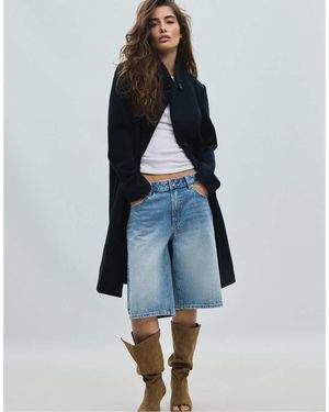 Stradivarius Rechte Jas Met Zachte Touch - Blauw