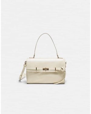 Stradivarius Medium Belt Crossbody Bag - Natural