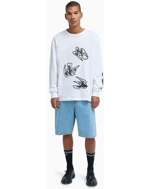 RVCA Skate Denim Shorts - Blue