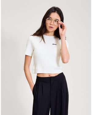 Ellesse The Court Knitted Tee - White