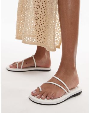 TOPSHOP Jasper Minimal Sandal - White