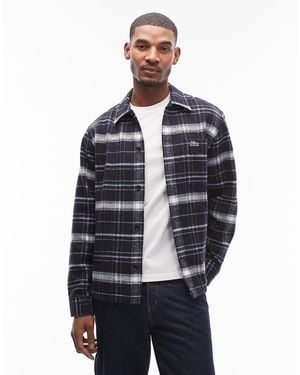 Lacoste Check Shirt - Blue