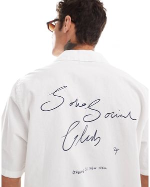 ASOS – lässiges hemd - Weiß