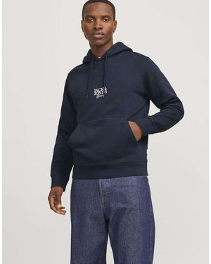 Jack & Jones Sudadera Con Capucha De - Azul