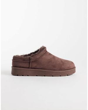 SEQWL Kuschelige mikrostiefel - Braun