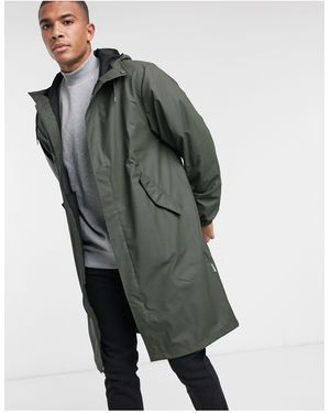 Rains – parka mit schwalbenschwanz - Grün