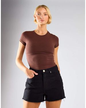 Glamorous High Waist Shorts - Black