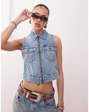 Wrangler – trägertop - Blau