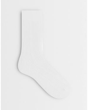 SUI AVA Favourite Ribbed Socks - White