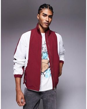 AND1 Panelled Track Jacket - Red
