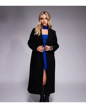 Forever New Longline Maxi Smart Coat - Blue