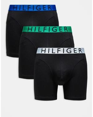 Tommy Hilfiger Cotton 3 Pack Boxer Briefs - Black