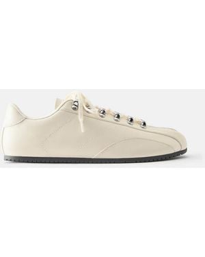 Pull&Bear Bowling Trainers - White