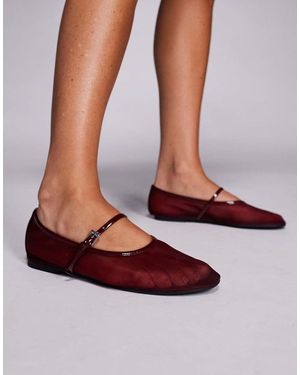 Steve Madden Sepia Buckle Detail Ballet Flats - Brown