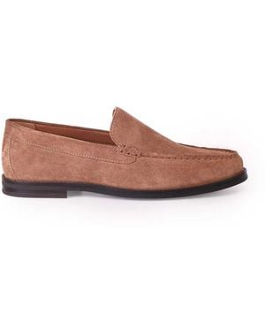 OFF THE HOOK Ronan Suede Leather Penny Loafers - Pink
