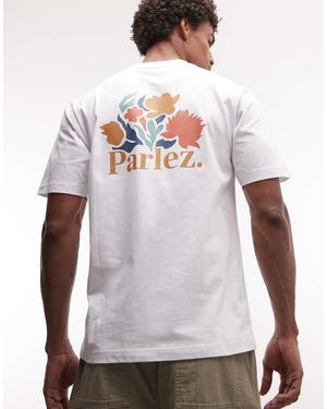 Parlez Short Sleeve Eldora T-shirt With Back Graphic - White