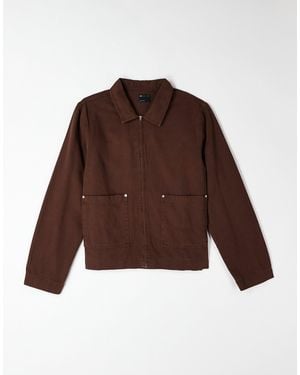 ASOS Regular Harrington Jacket - Brown