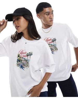 PRNT Racetrack Oversized T-Shirt - White